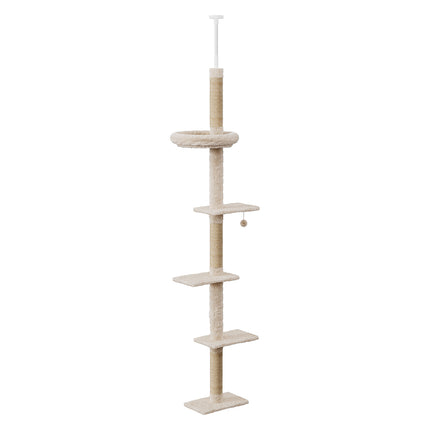 Pawz Cat Tree Tower Scratching Post Scratcher 230-275cm-2006732707702378497