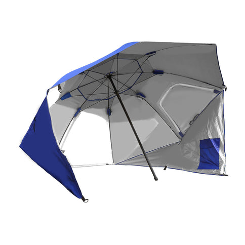 Mountview Beach Umbrella Outdoor Umbrellas Blue 2.13M-1864184685060558849