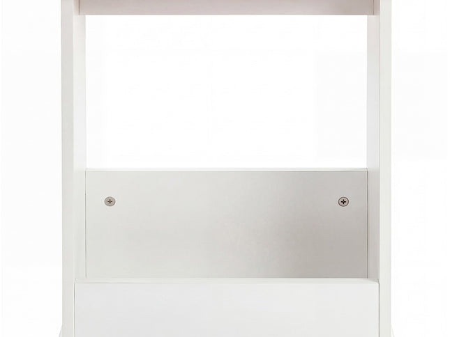 Levede Slim Side Table Magazine Rack Narrow Sofa End Table Storage Living Room-2061251865856839681