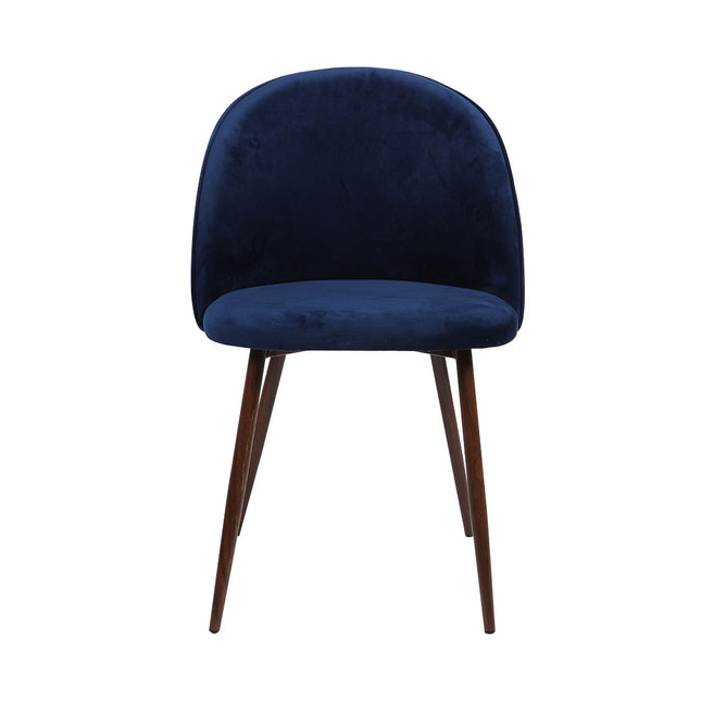 Levede 2x Dining Chairs Seat French Navy-1973194070188756993