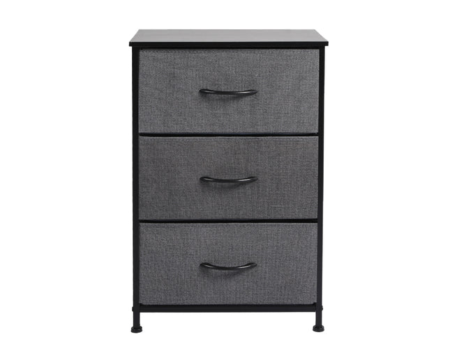 Levede Storage Cabinet Tower Chest Dark Grey-1973194073615503361
