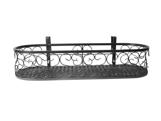 Levede Plant Stand Outdoor Indoor Home Black Oval-1864184718124257281