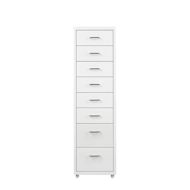 Levede Office Cabinet 8 Drawer Drawers White-1954802725258661889