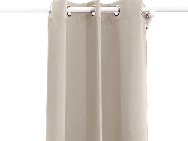 2x Blockout Curtains Panels 3 Layers Beige CD1003-132X213-GR-1942353378084524033