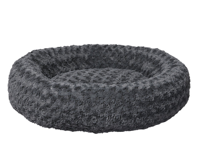 PaWz Calming Dog Bed Warm Soft Plush M Dark Grey Medium-1864184534111752193
