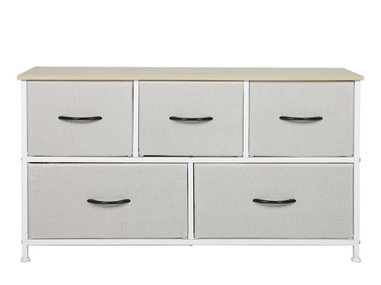 Levede Storage Cabinet Tower Chest Beige-1910113285265559553