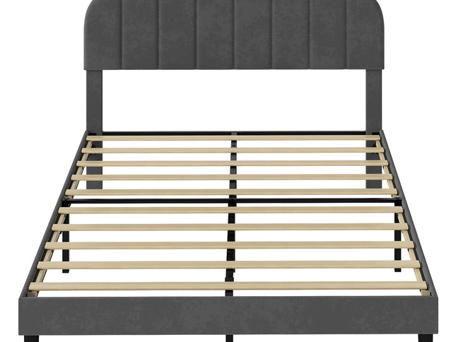 Levede Bed Frame Upholstered Platform Mattress Base Double-2029387290366840833