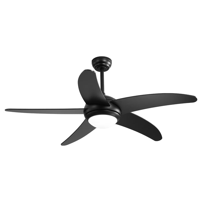 Spector 52'' Ceiling Fan LED Light DC Black-1954802706266853377