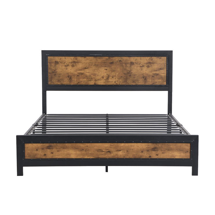 Levede Metal Bed Frame Mattress Base Double-1973194030980403201