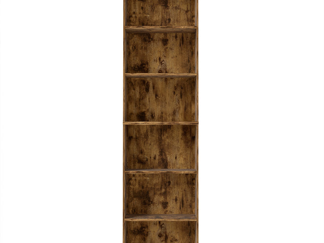 Levede BookShelf Storage Shelves 6 Tier Bookcase Display Unit Organizer Cabinet-2029334093245845505
