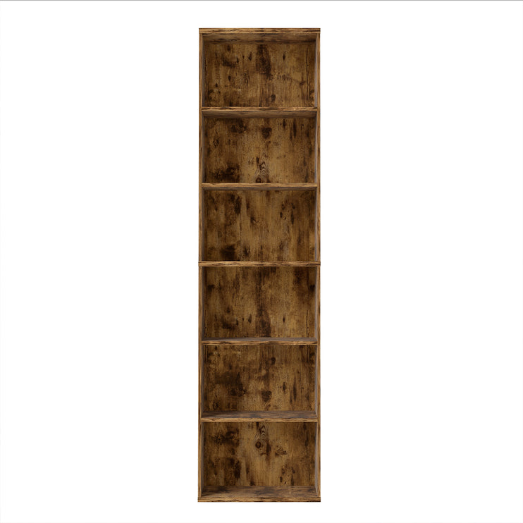 Levede BookShelf Storage Shelves 6 Tier Bookcase Display Unit Organizer Cabinet-2029334093245845505