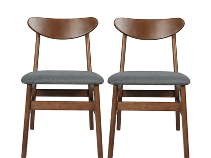 Levede 2xDining Chairs Kitchen Chair Brown 2Pack-1942353399903293441