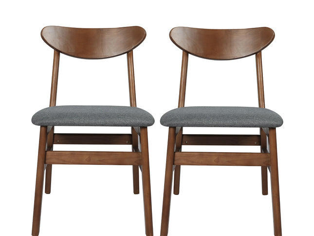 Levede 2xDining Chairs Kitchen Chair Brown 2Pack-1942353399903293441