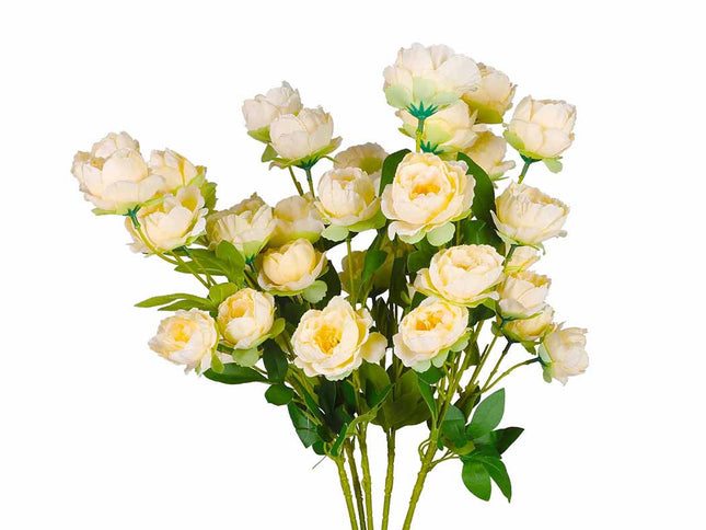 Lambu Artificial Flowers Silk Roses Yellow-1864184606488662017