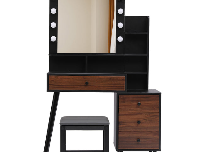 Levede Dressing Table Stool Set-1975420333905285121