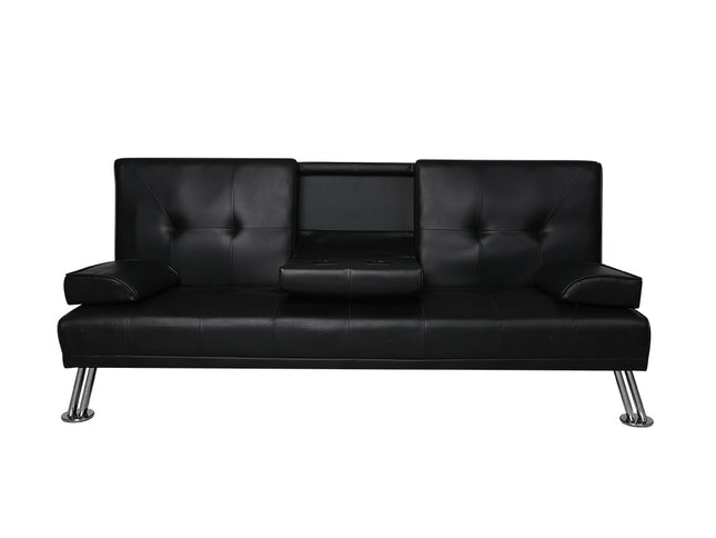 Levede Sofa Bed Adjustable Recliner Black-1975420502193344513