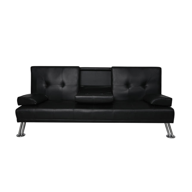 Levede Sofa Bed Adjustable Recliner Black-1975420502193344513