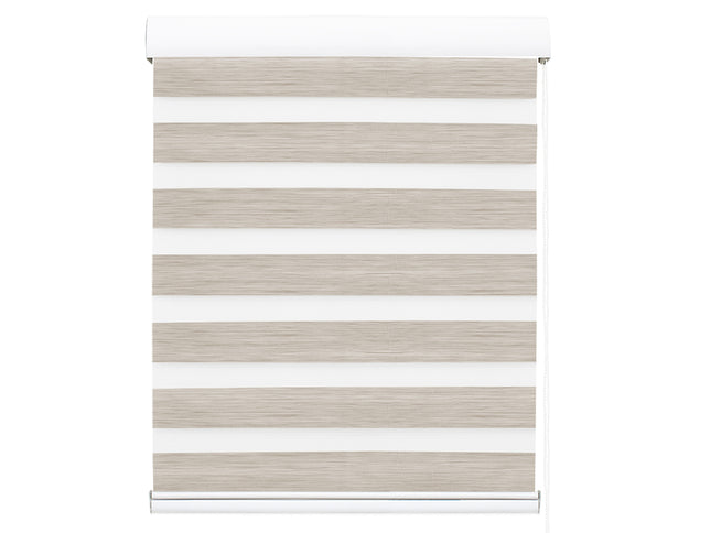Marlow Blackout Zebra Roller Blind Curtains 120x210 Beige-1942353388398317569