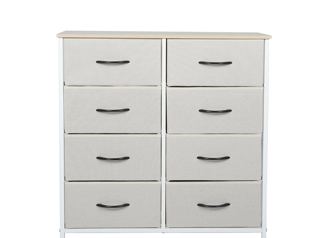 Levede Storage Cabinet Tower Chest Beige-1973194072663396353