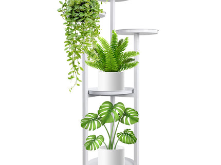 Levede Plant Stand Outdoor Indoor Flower White Medium-1864184713443414017