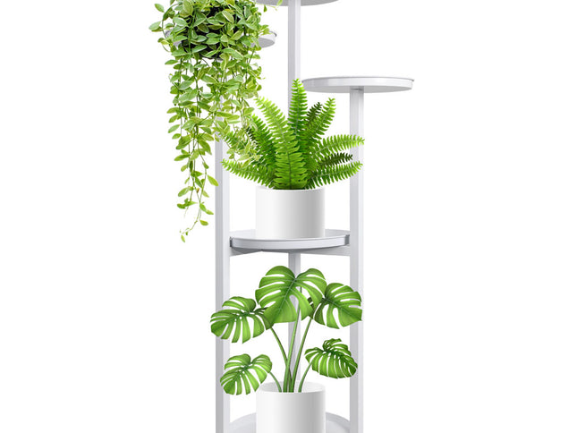Levede Plant Stand Outdoor Indoor Flower White Medium-1864184713443414017