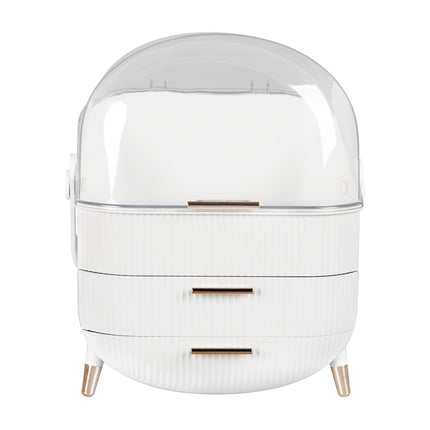 Makeup Organizer Case Drawer Portable White-2006733282275889153