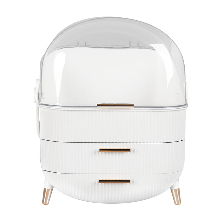 Makeup Organizer Case Drawer Portable White-2006733282275889153