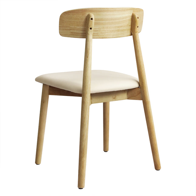 Levede 2x Dining Chairs Kitchen Chair Natural-1973194086072586241