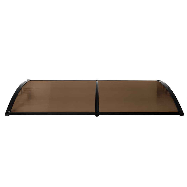 Mountview Window Door Awning Outdoor 1M X 2.4M Brown 1x2.4M-1973193988160753665