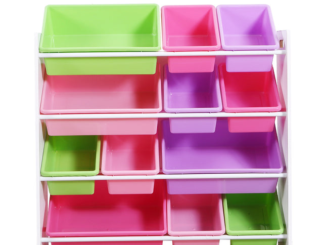 Levede 12Bins Kids Toy Box Bookshelf-1973193727417651201