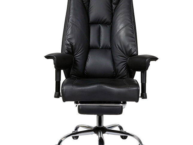 Levede Heavy Duty Office Chair Tall PU Leather High Back Computer Work Seat-2065254304528338945