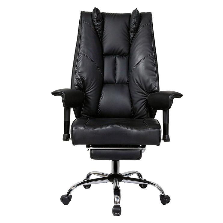 Levede Heavy Duty Office Chair Tall PU Leather High Back Computer Work Seat-2065254304528338945