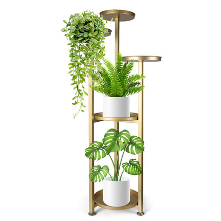 Levede Plant Stand Outdoor Indoor Flower Gold Large-1975420369678503937