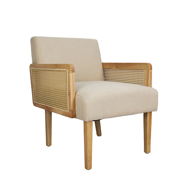 Levede Rattan Lounge Armchair-1975420378419433473
