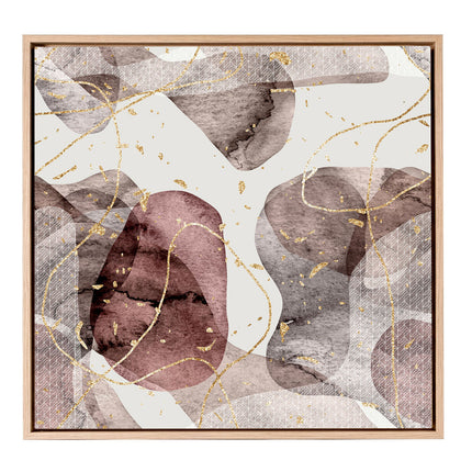 Yezi Wall Art Canvas Abstract 80×80cm Modern Framed Artwork Home Office Decor-2050059008127143937
