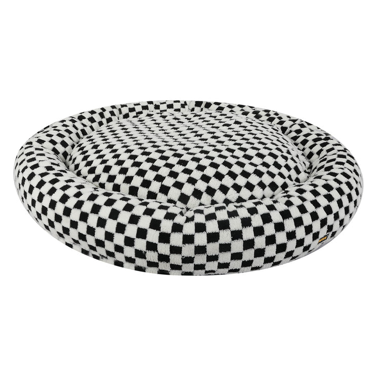 Pawz Circular Plush Dog Cosy Bed Calming Pet Plush Bed-2011971123335532545