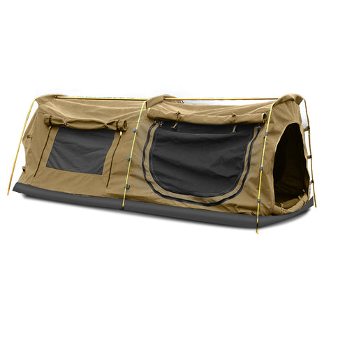 Mountview King Single Swag Camping Swags Khaki-1864184689212919809