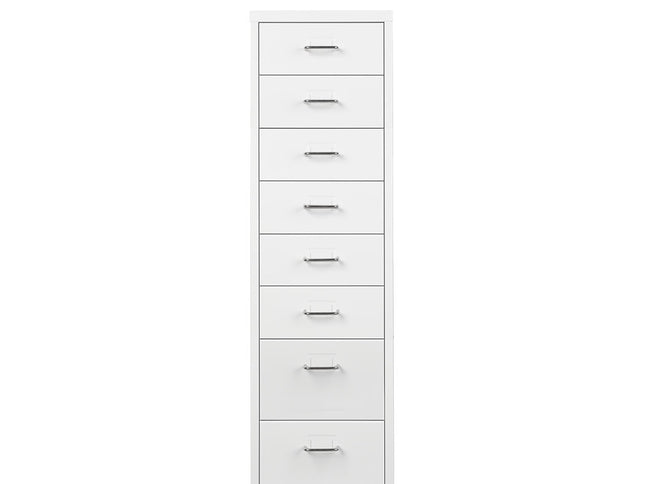 Levede Office Cabinet 8 Drawer Drawers White-1973193874033741825