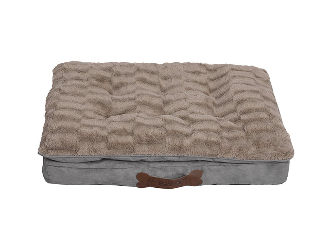 Dog Calming Bed Warm Soft Plush Comfy XL Khaki X-Large-1973193641803517953