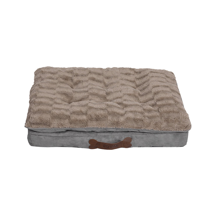 Dog Calming Bed Warm Soft Plush Comfy XL Khaki X-Large-1973193641803517953