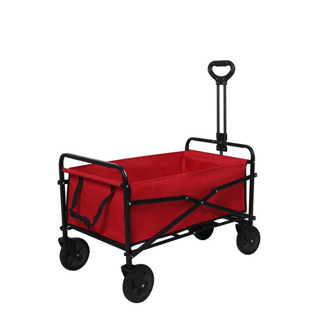 Lambu Garden Trolley Cart Foldable Picnic Red-1864184730367430657