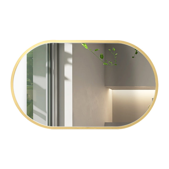 Yezi Wall Mirror Bathroom Decor Vanity Gold-1954803006977478657