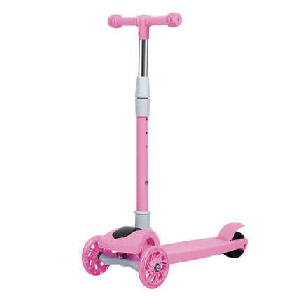 Bopeep Foldable Kids Scooter LED Music Pink-1973193421963268097
