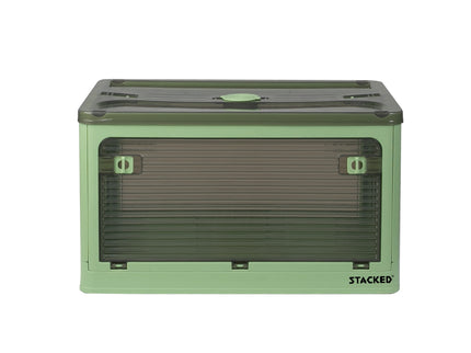 55L Storage Boxes Stackable Container M Green Medium-1864184614084546561