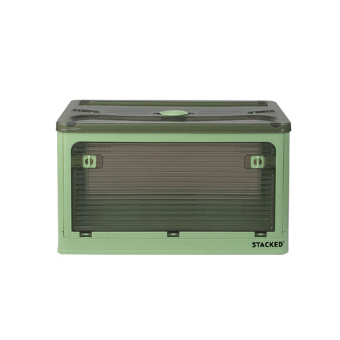 55L Storage Boxes Stackable Container M Green Medium-1864184614084546561