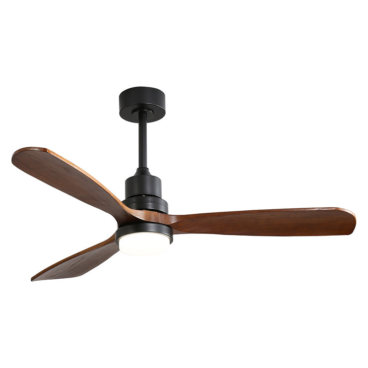 Spector 52'' Wood Ceiling Fan DC Motor Walnut-1973193857139085313
