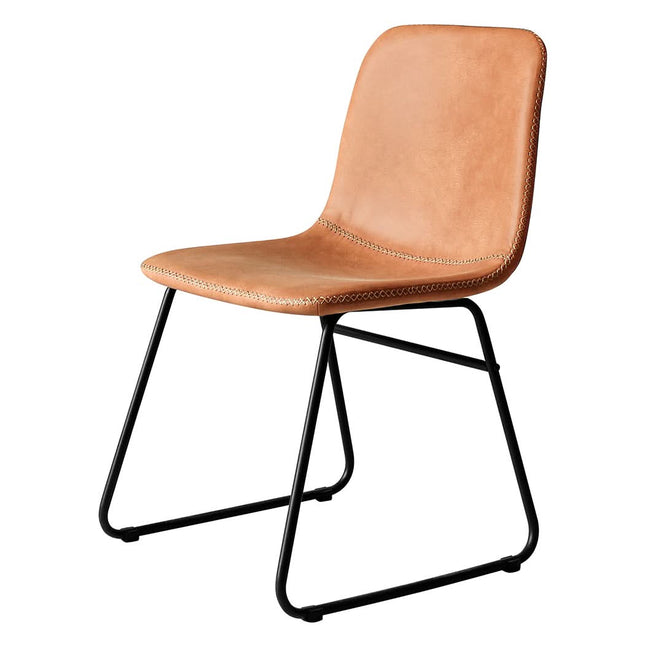 Levede 2x Dining Chairs Kitchen Table Brown-1954802996776931329