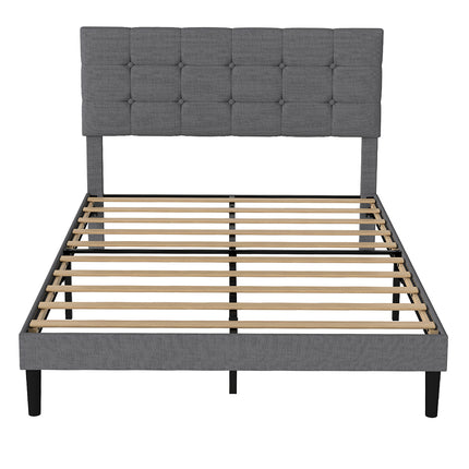 Levede Bed Frame Upholstered Platform Mattress Base Queen-2029387289368596481