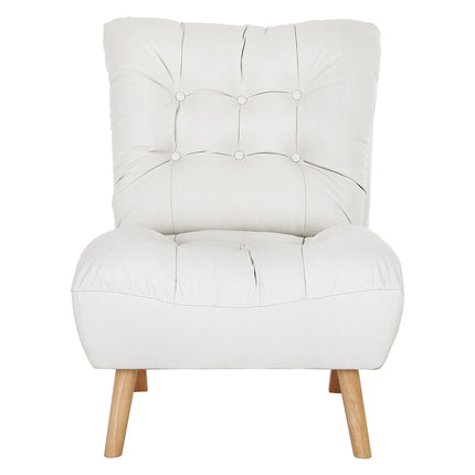 Levede Lounge Accent Chair Sofa Recliner Cream-1973194009761419265