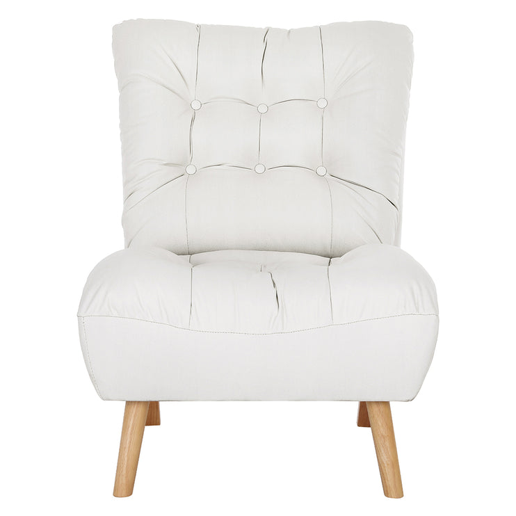 Levede Lounge Accent Chair Sofa Recliner Cream-1973194009761419265